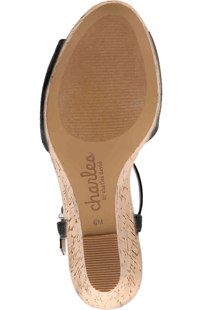Charles by Charles David Lambert Cork Wedge Sandal, Alternate, color,