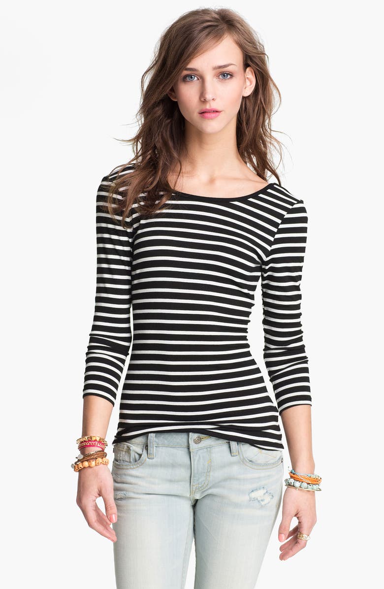 Elodie Stripe Ballet Top, Alternate, color,