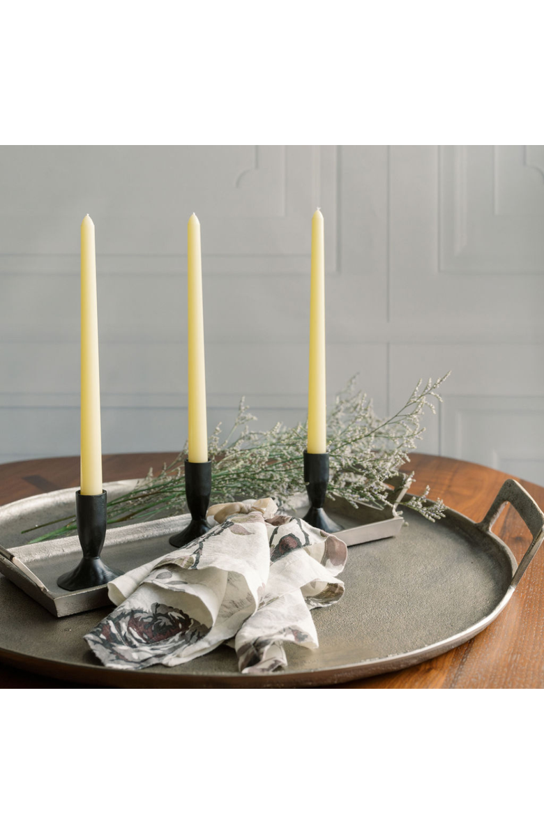 CG Hunter Eggplant and Grey Roses Napkins, Alternate, color, Eggplant