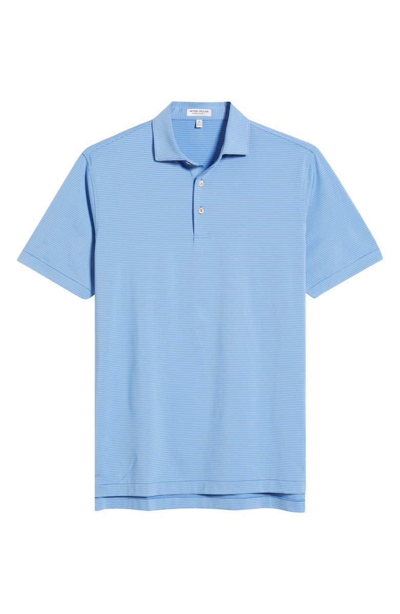Peter Millar Highland Performance Jersey Polo, Alternate, color, Evening Tide