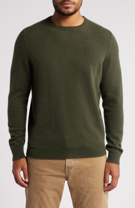 Vineyard Vines Wool Cashmere Blend Ribbed Green Crewneck Sweater cheapest Men's Medium