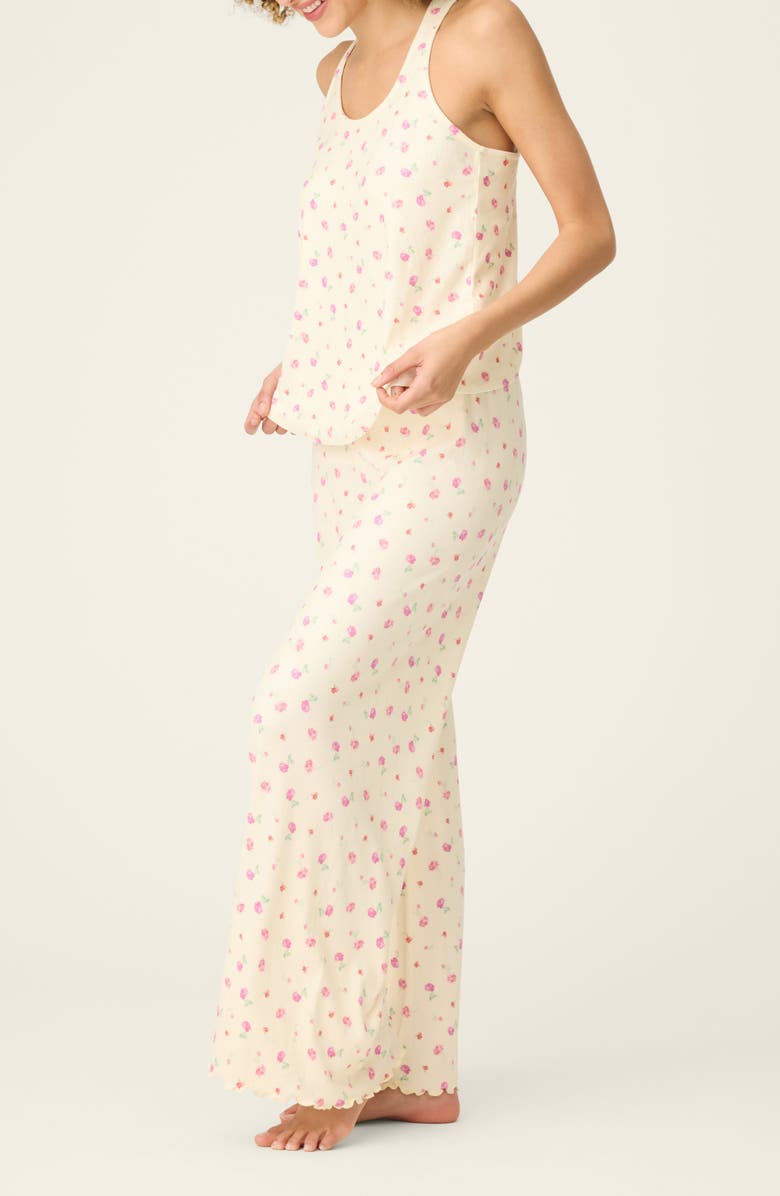 PJ Salvage For the Mamas Jersey Pajamas, Alternate, color, Butter