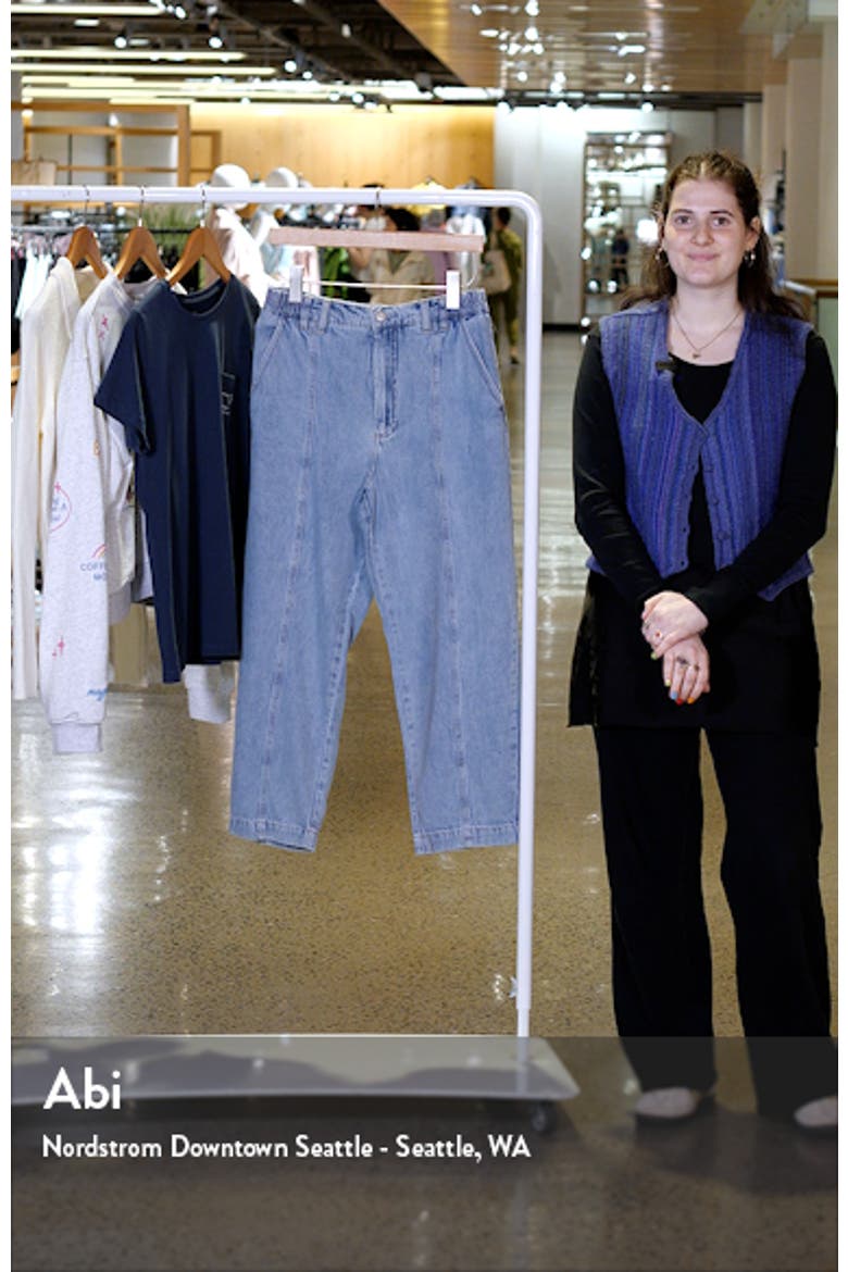 Court Ankle Barrel Leg Jeans video