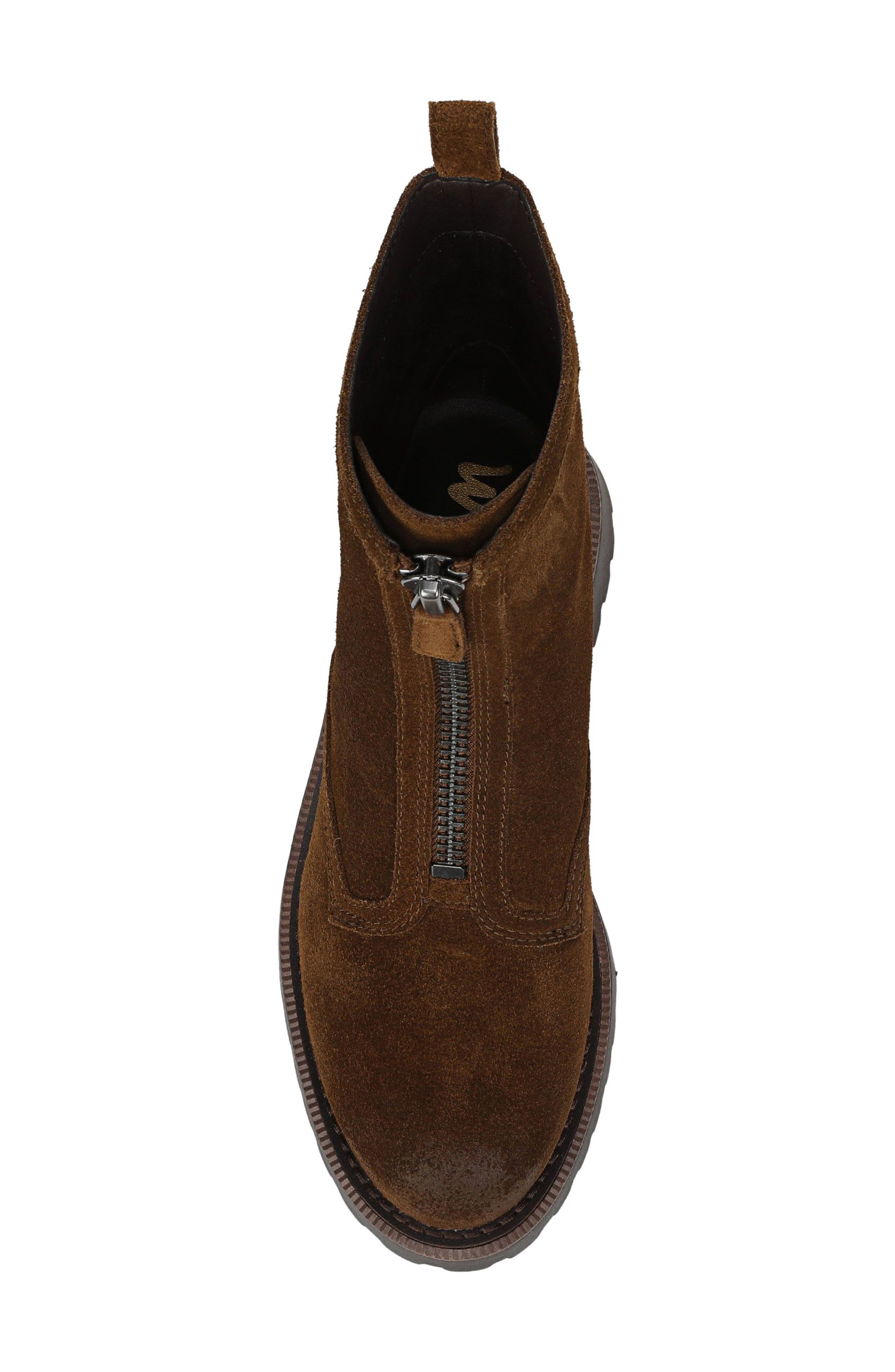 Grove Leather Bootie, Alternate, color, WARM NUTMEG