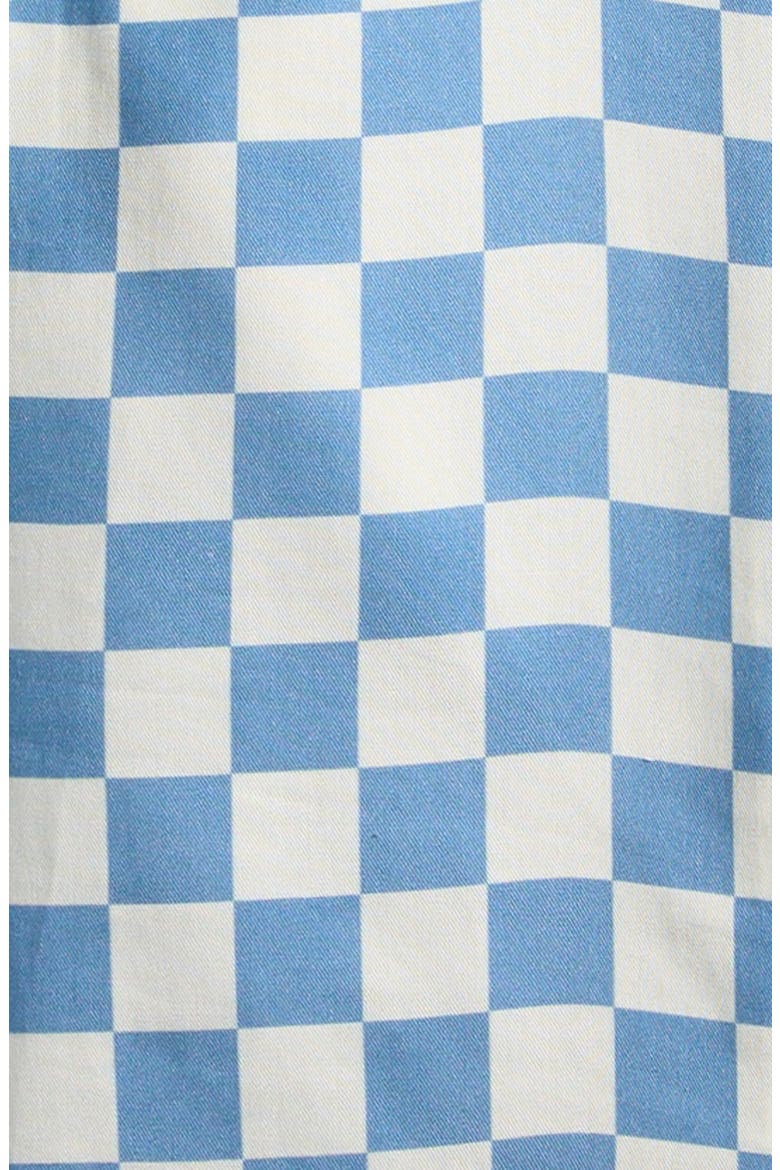 Kids' Liffy Check Camp Shirt, Alternate, color, BLUE/ CREAM