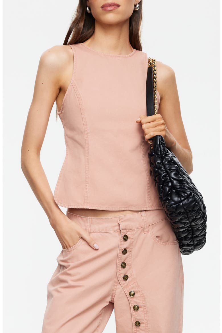 Harmony Open Back Tank, Main, color, ROSE