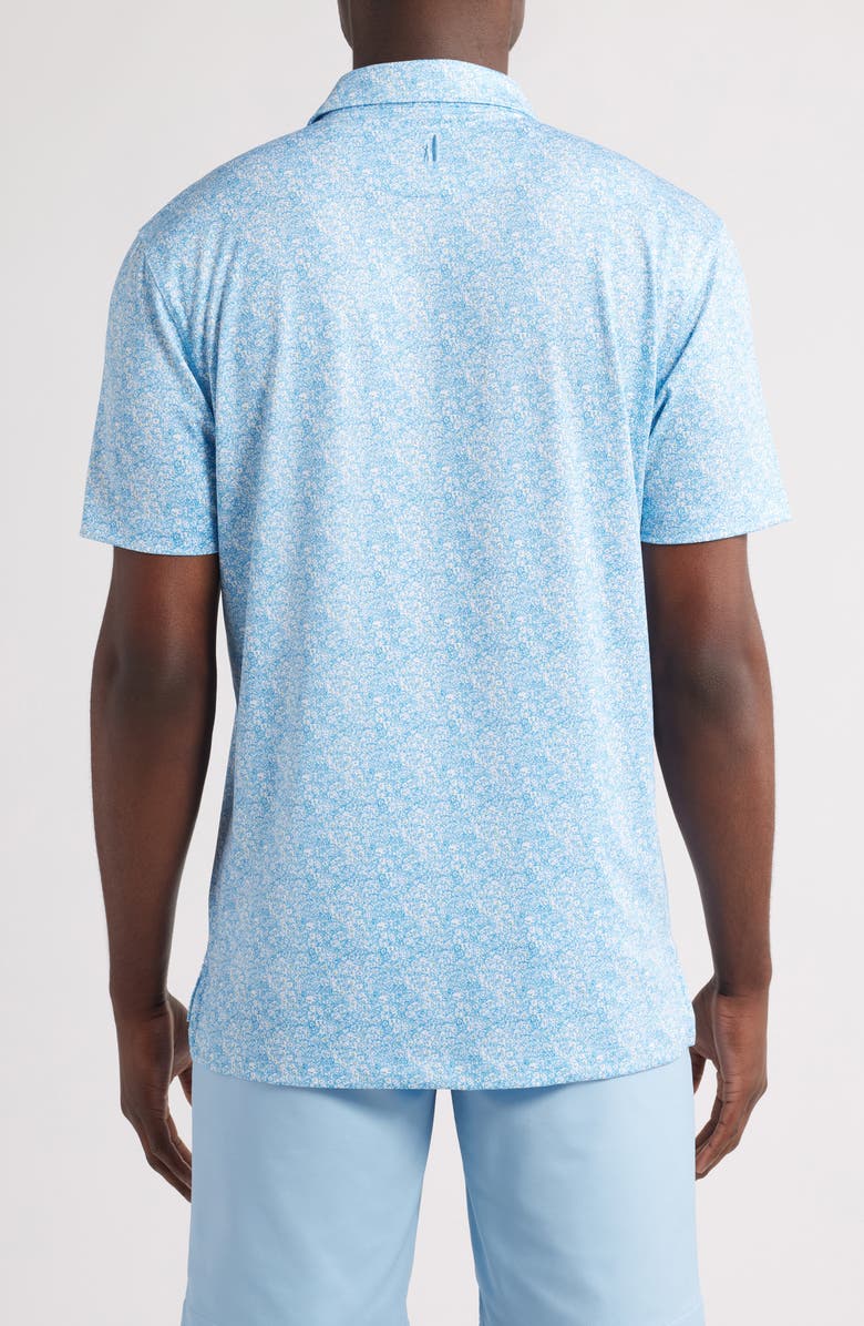 johnnie-O Wildflower Floral PREP-FORMANCE Golf Polo, Alternate, color, Mahalo