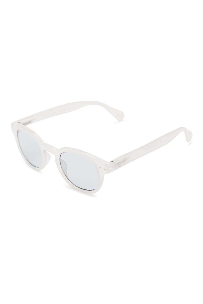 Round Sunglasses, Alternate, color, MOONLIGHT GREY