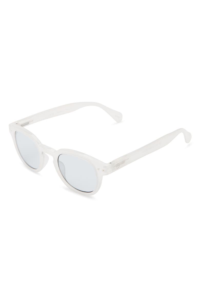IZIPIZI Round Sunglasses, Alternate, color, Moonlight Grey