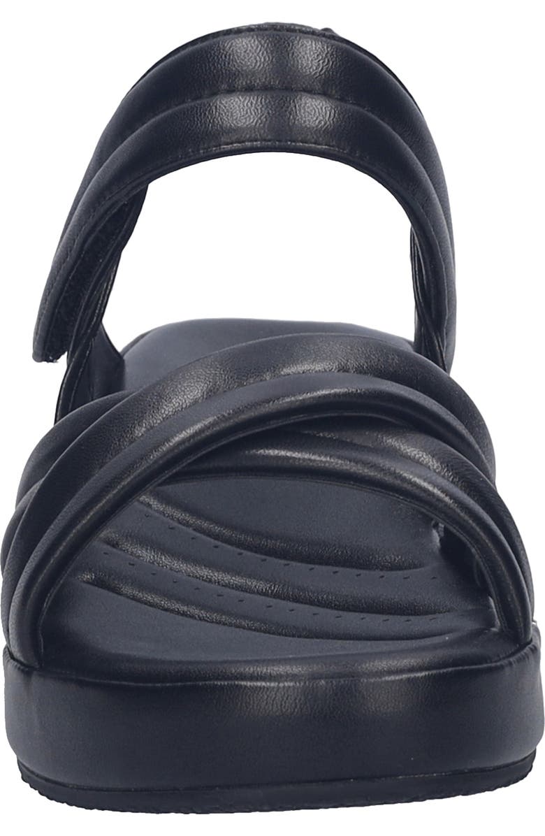 Josef Seibel Eve 04 Wedge Sandal, Alternate, color, Black