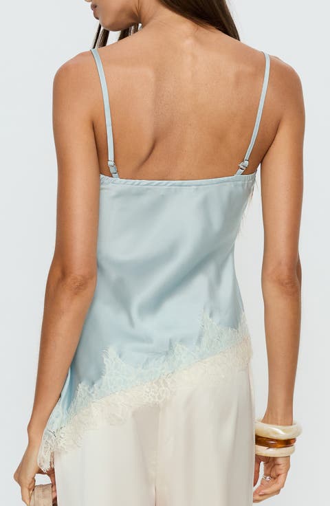 Winta Lace Trim Asymmetrical Camisole