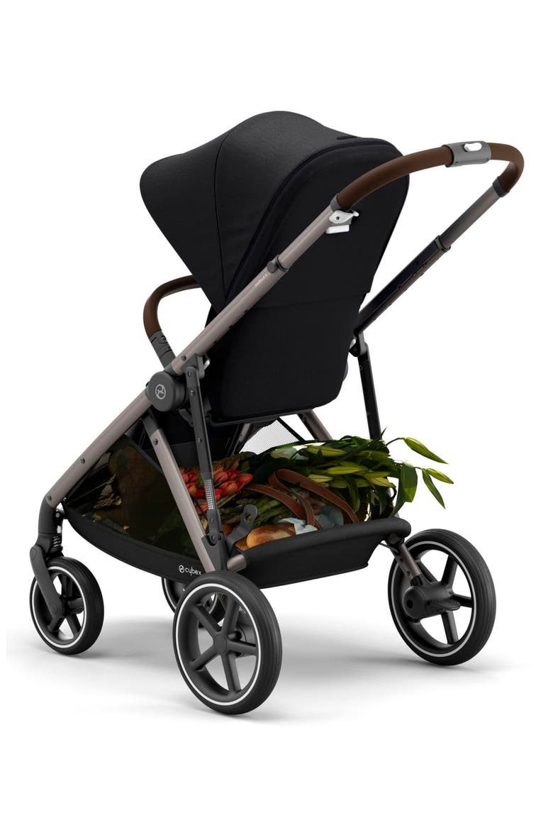 Gazelle S Stroller, Alternate, color, DEEP BLACK