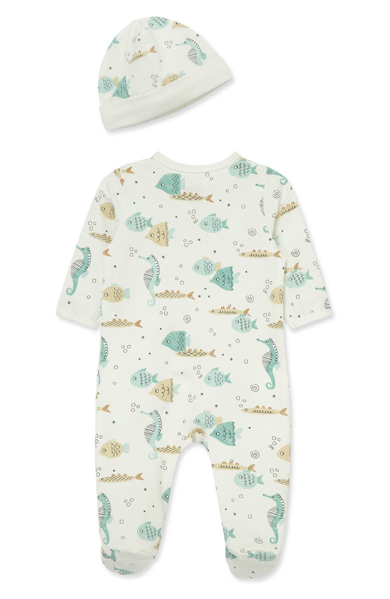 FOCUS Aquatic Footie & Hat Set, Alternate, color, 