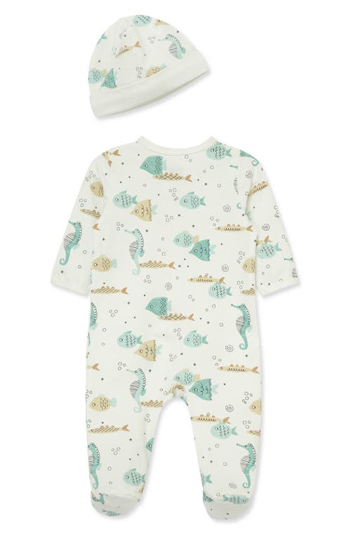 FOCUS FOCUS AQUATIC FOOTIE & HAT SET 
