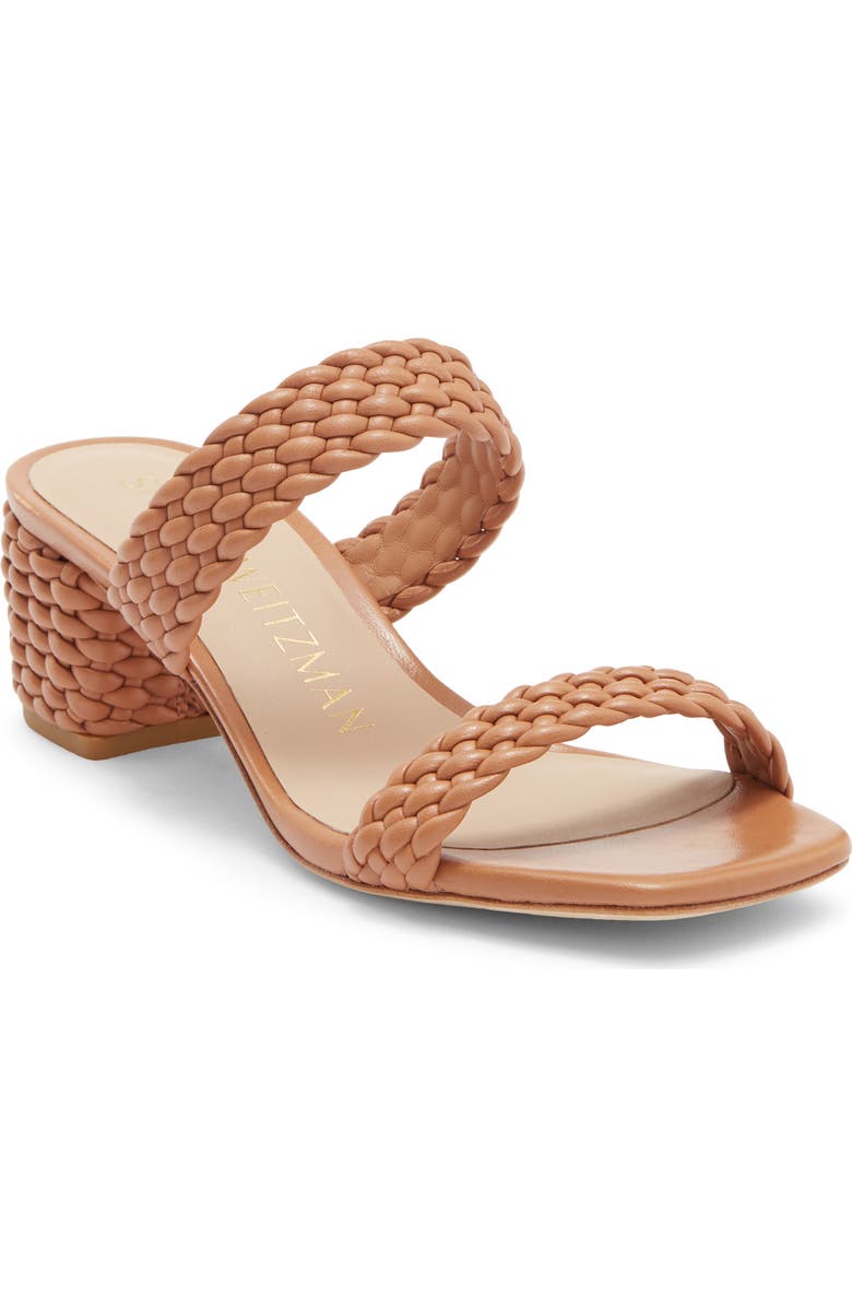 Stuart Weitzman Alena Waikiki Block Sandal, Main, color, Tan
