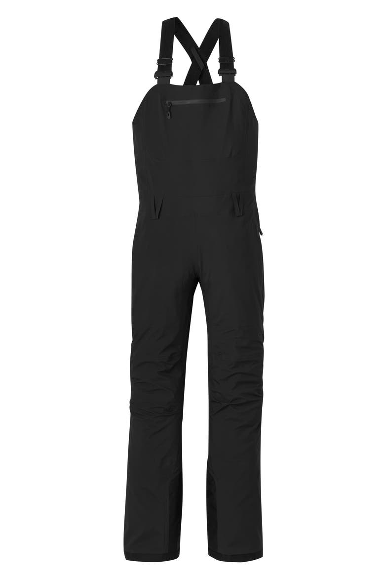 Carbide Bib Snow Pants, Main, color, SOLID BLACK