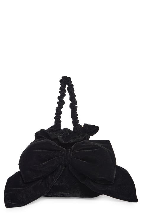 Belle Velvet Bow Bag
