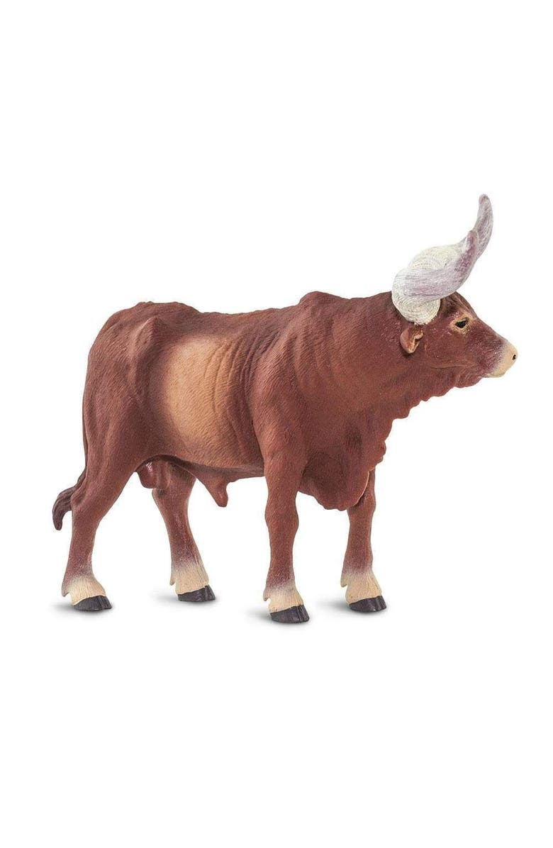 Safari Ltd. Watusi Bull Kids Toy Figure, Alternate, color, NO COLOR