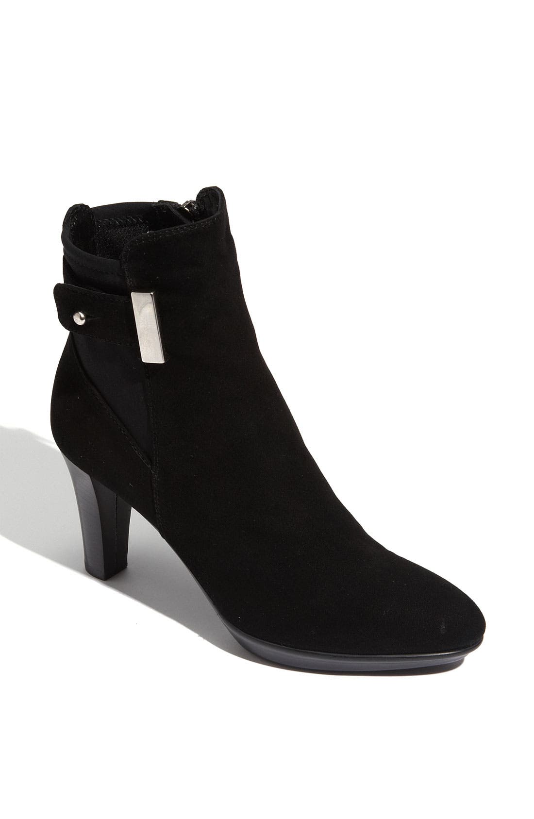 by Marvin K. 'Royal' Weatherproof Bootie (Nordstrom Exclusive), Main, color, BLACK NAPPA SUEDE