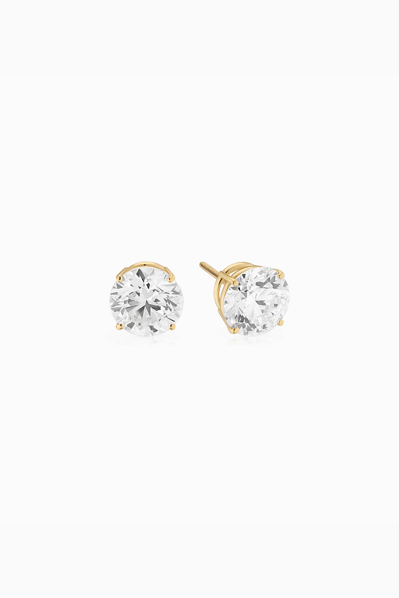 selected Yellow Gold, Lab Diamonds