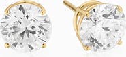 Oradina 14K Solid Gold Luminous 2 Carat Lab Diamond Classic Studs