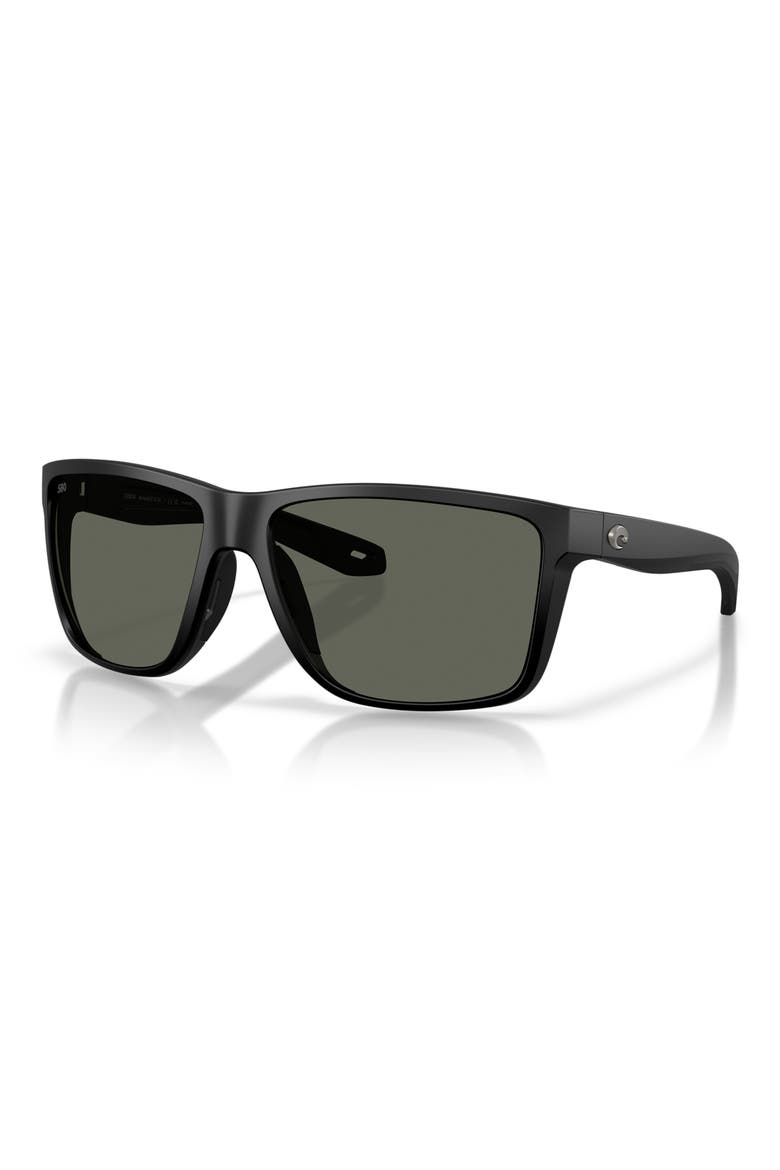 Broadbill II XL 58mm Sunglasses, Alternate, color, MATTE BLACK / GRAY
