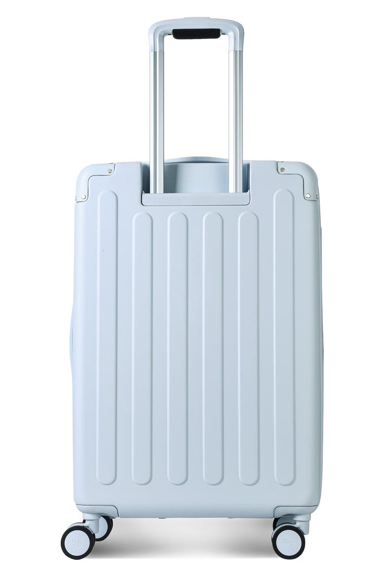 Nostos Matte Medium Spinner Suitcase, Alternate, color, AITHER BLUE