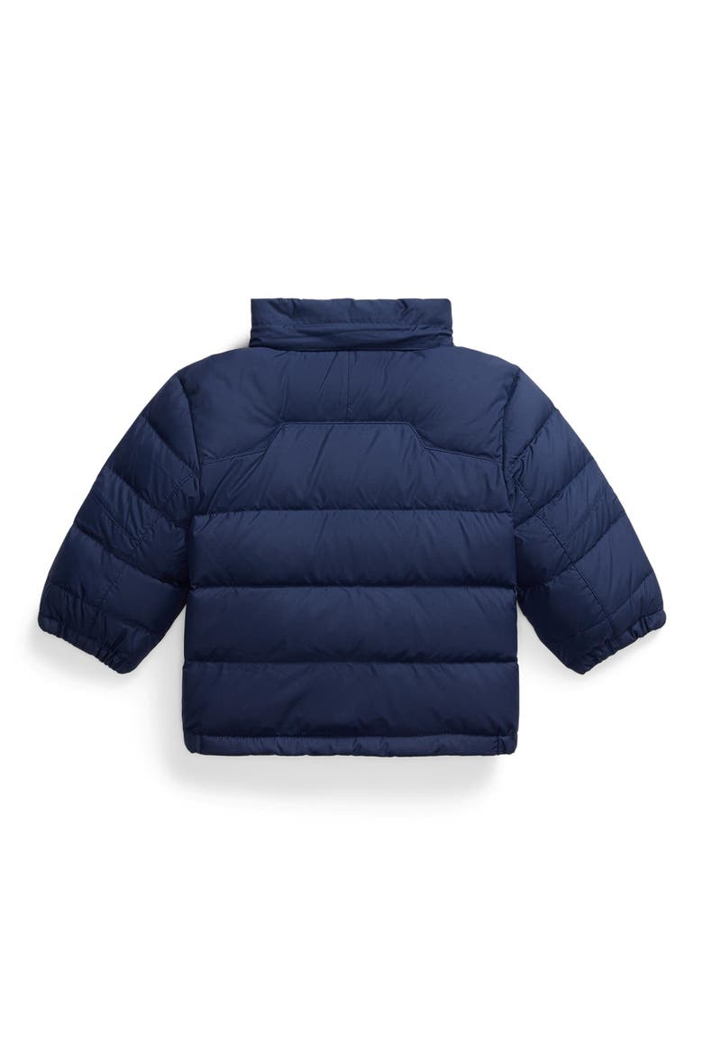 650 Fill Power Down Puffer Coat with Removable Hood, Alternate, color, NAVY
