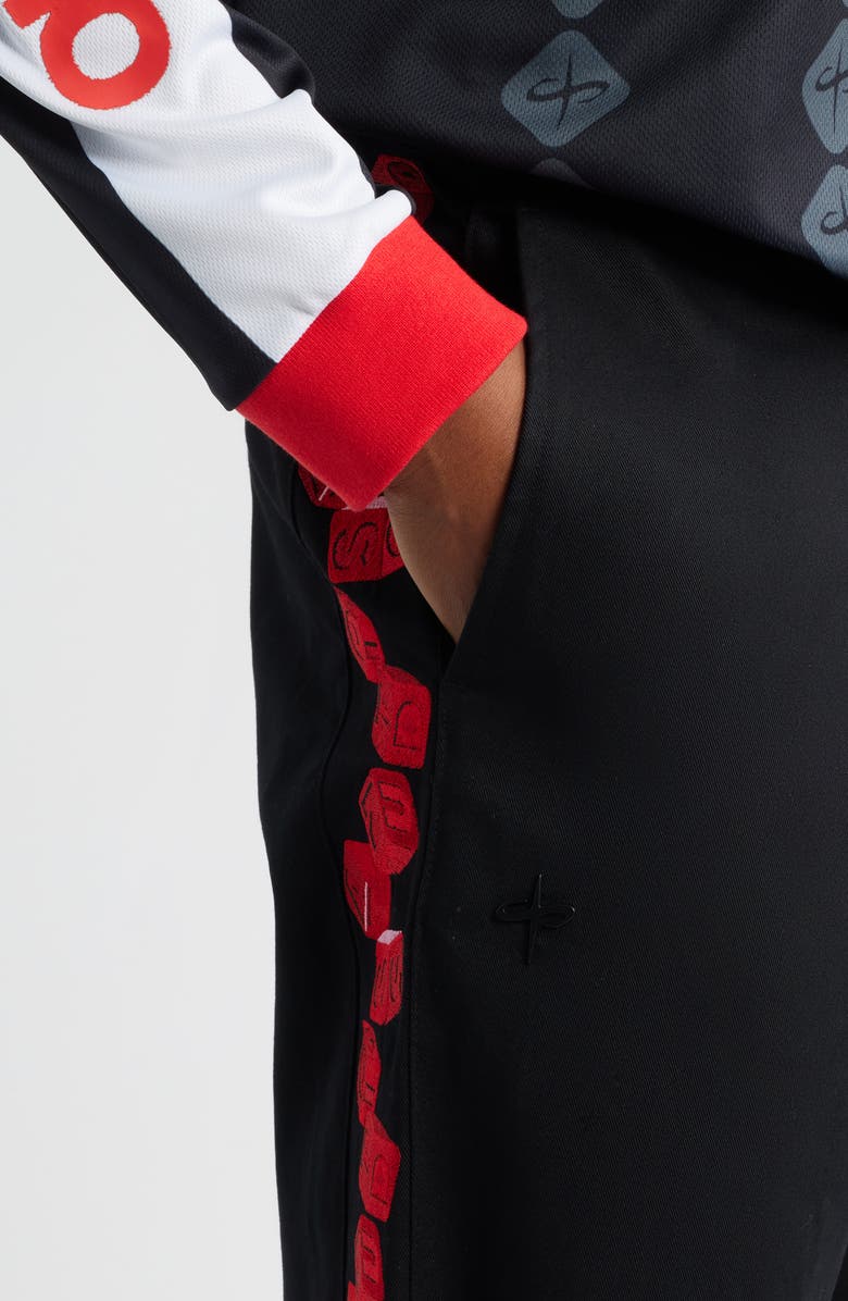 SANTO STUDIO x Ryan Sheckler No Luck Napoli Pants, Alternate, color, Black