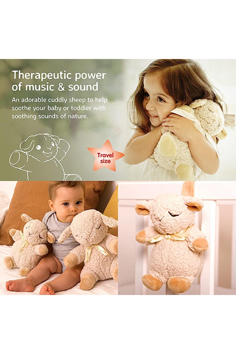 Sleep Sheep On The Go - Plush Toy & Baby Sleep Sound Soother, Alternate, color, Beige