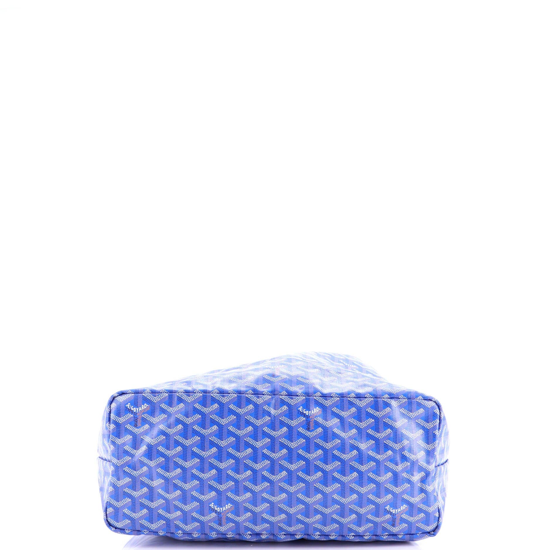 Pre-Owned Goyard Saint Louis Tote Coated Canvas PM, Alternate, color, Blue