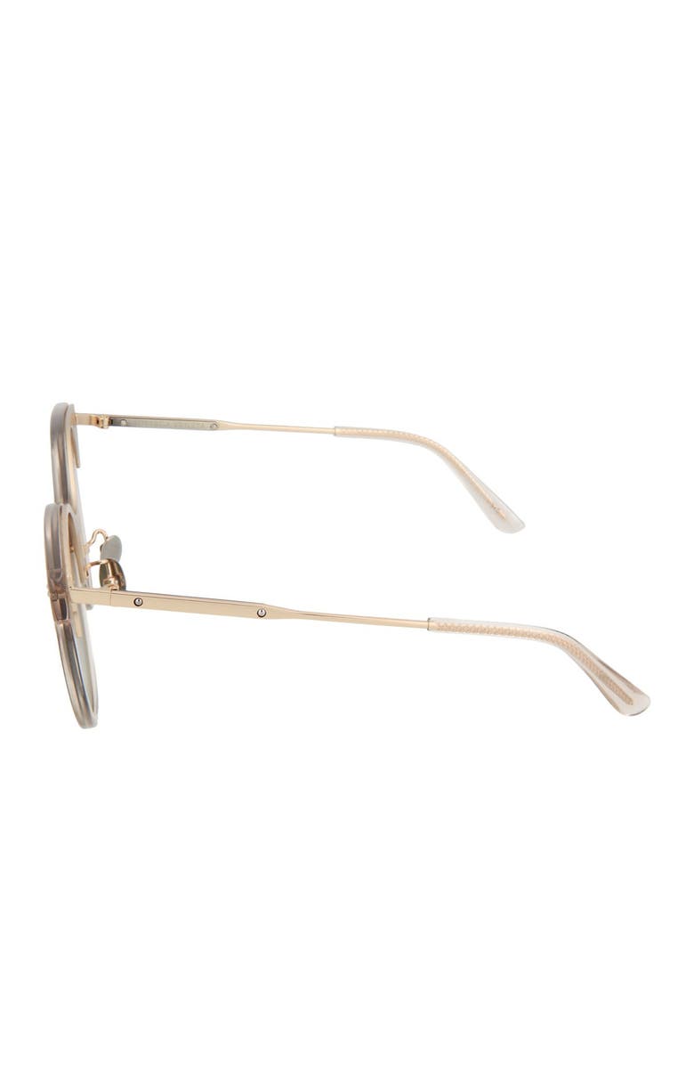Bottega Veneta 50mm Round Sunglasses, Alternate, color,