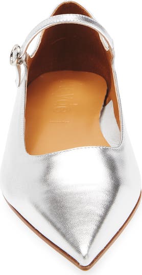aeyde Cleo Pointed Toe Mary Jane Flat (Women) | Nordstrom