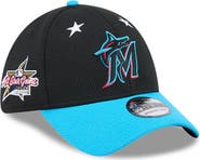 New Era Men's New Era Black/Blue  Miami Marlins 2025 MLB All-Star Game 39THIRTY Flex Hat