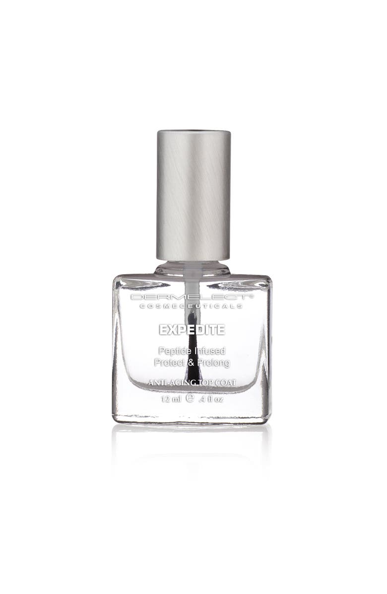 Dermelect EXPEDITE Protect & Prolong Top Coat, Main, color, Clear