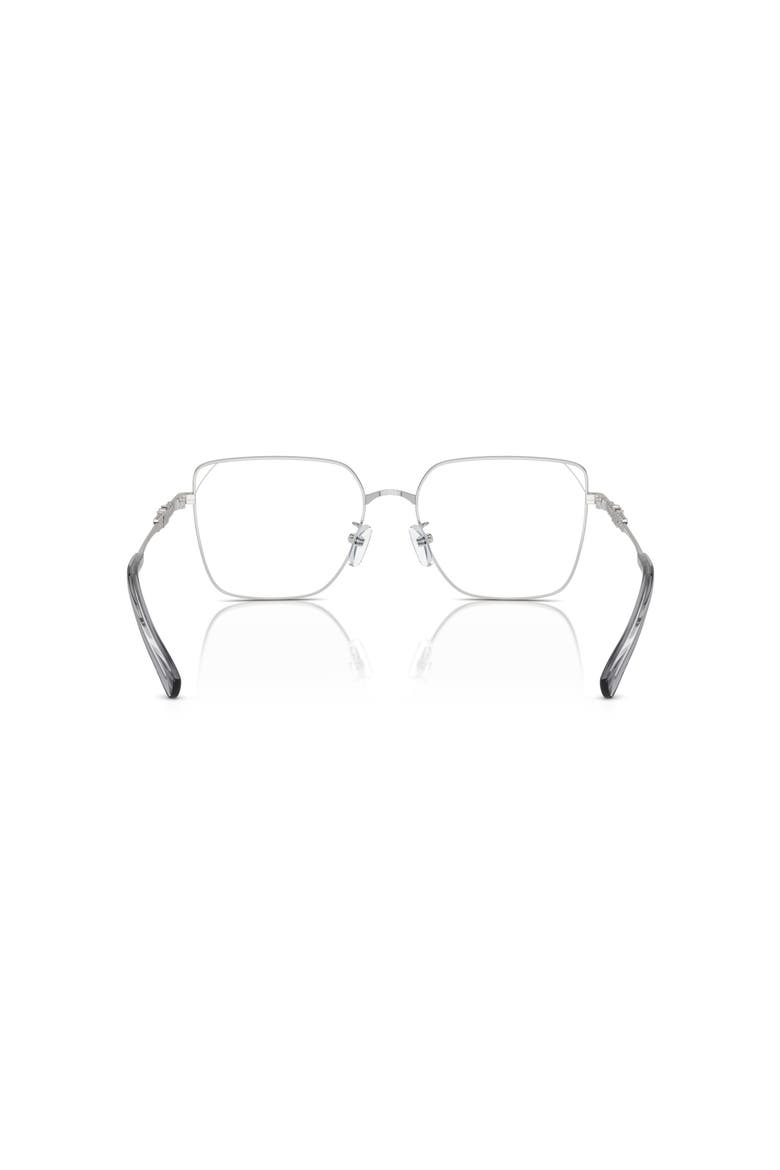 56mm Rectangle optical glasses, Alternate, color, Silver