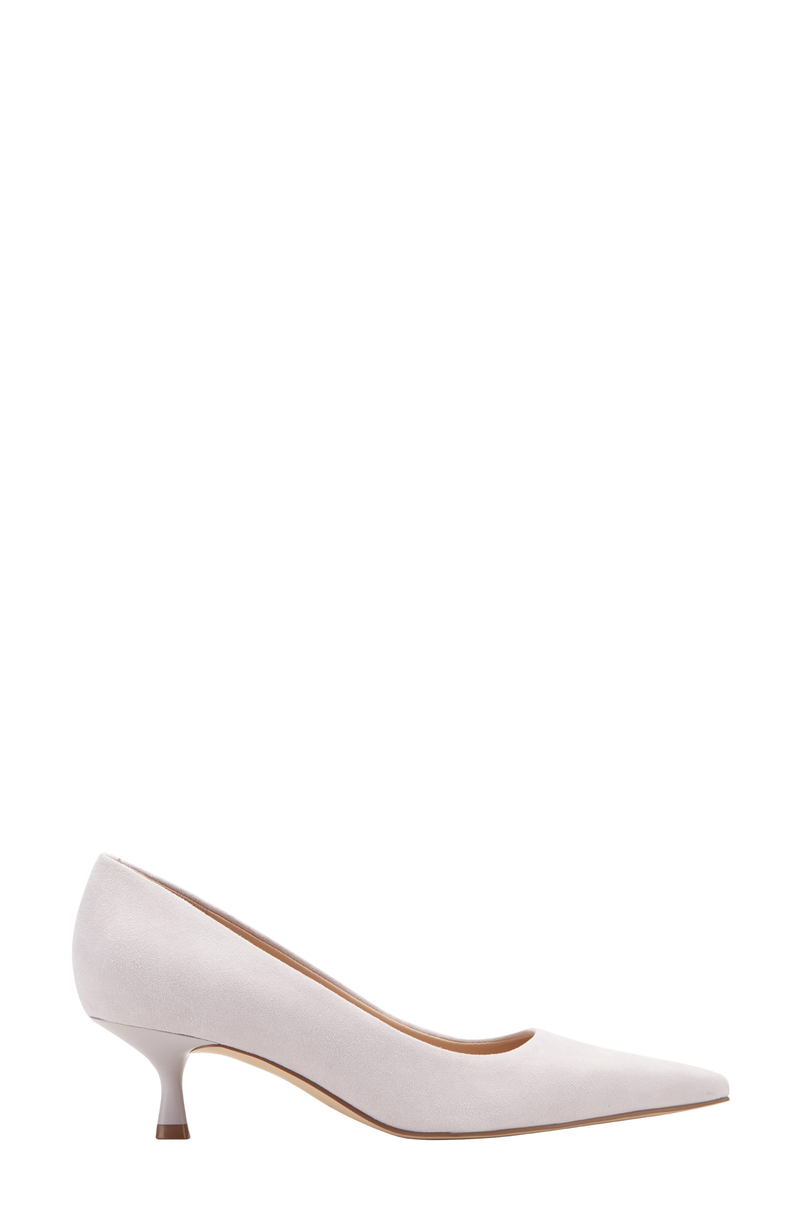 Calynna Pointed Toe Kitten Heel Pump, Alternate, color, LIGHT PURPLE