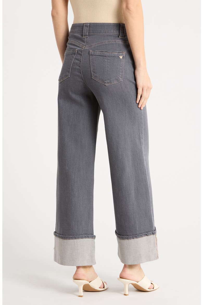 Skyrise Wide Cuff Jeans, Alternate, color, GY - GREY