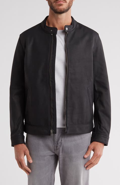 Black Leather Suede Moto Jackets for Men Nordstrom Rack