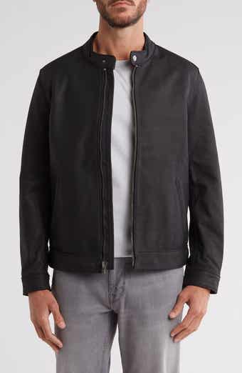 Frye Cafe Leather Racer Jacket