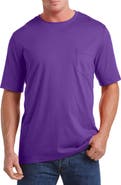 Harbor Bay by DXL Big & Tall Moisture-Wicking Pocket T-Shirt