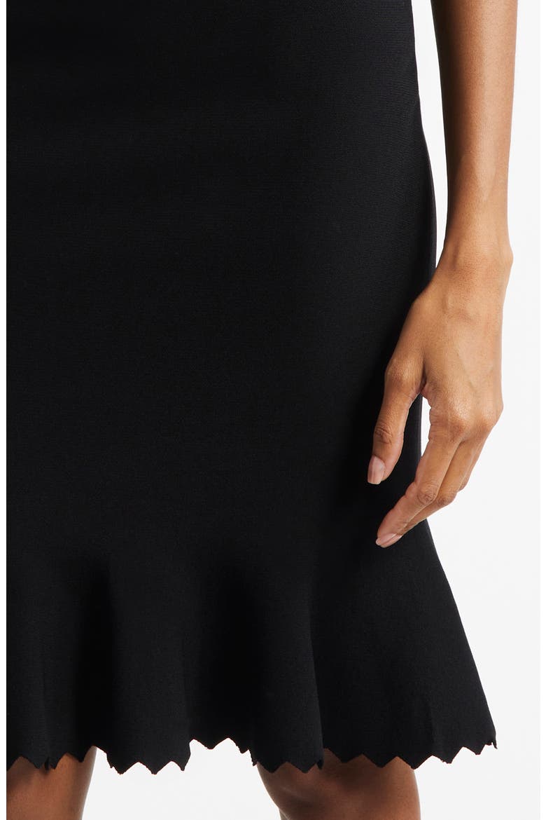 Sleeveless Knit Dress, Alternate, color, SOLID BLACK