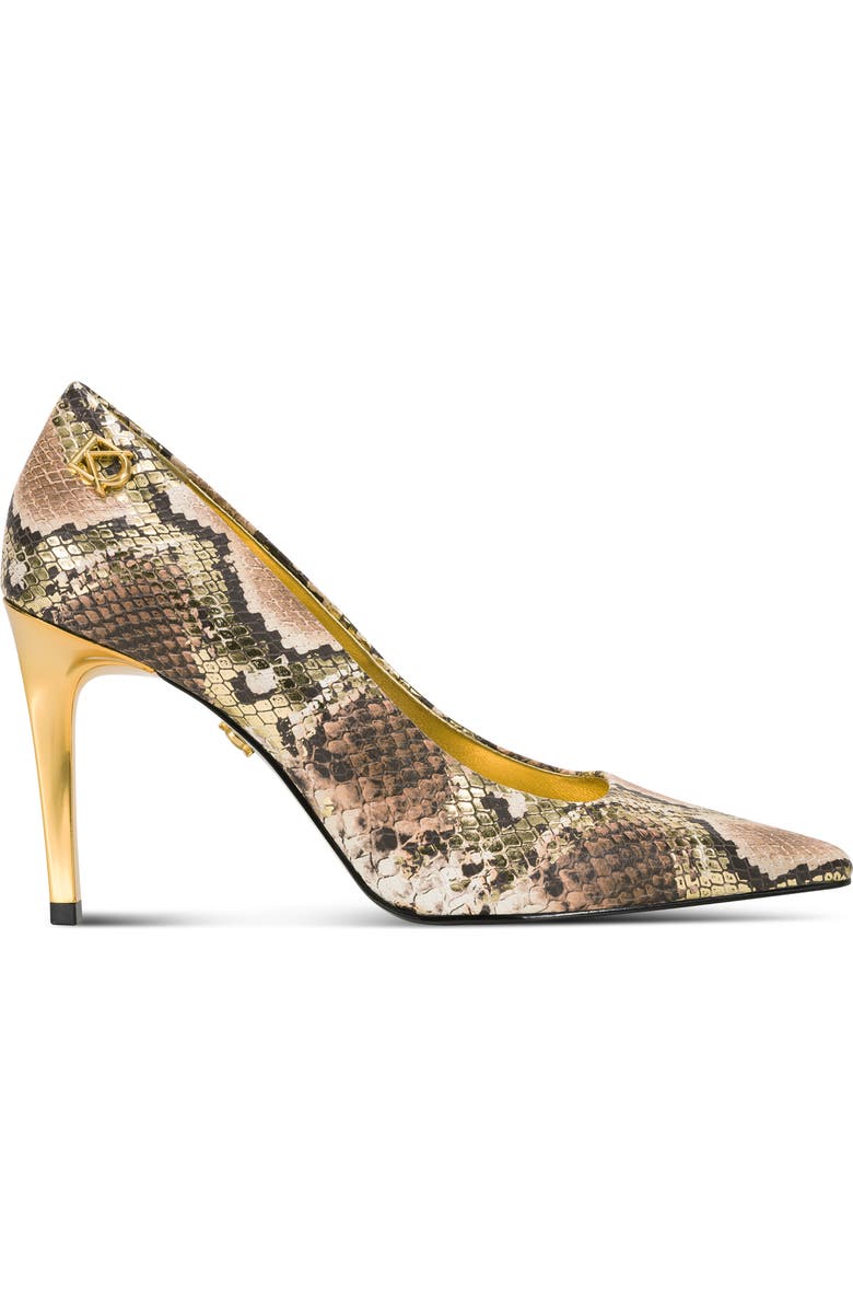 Donna Karan New York Savita Pump, Alternate, color, Cognac/ Gol