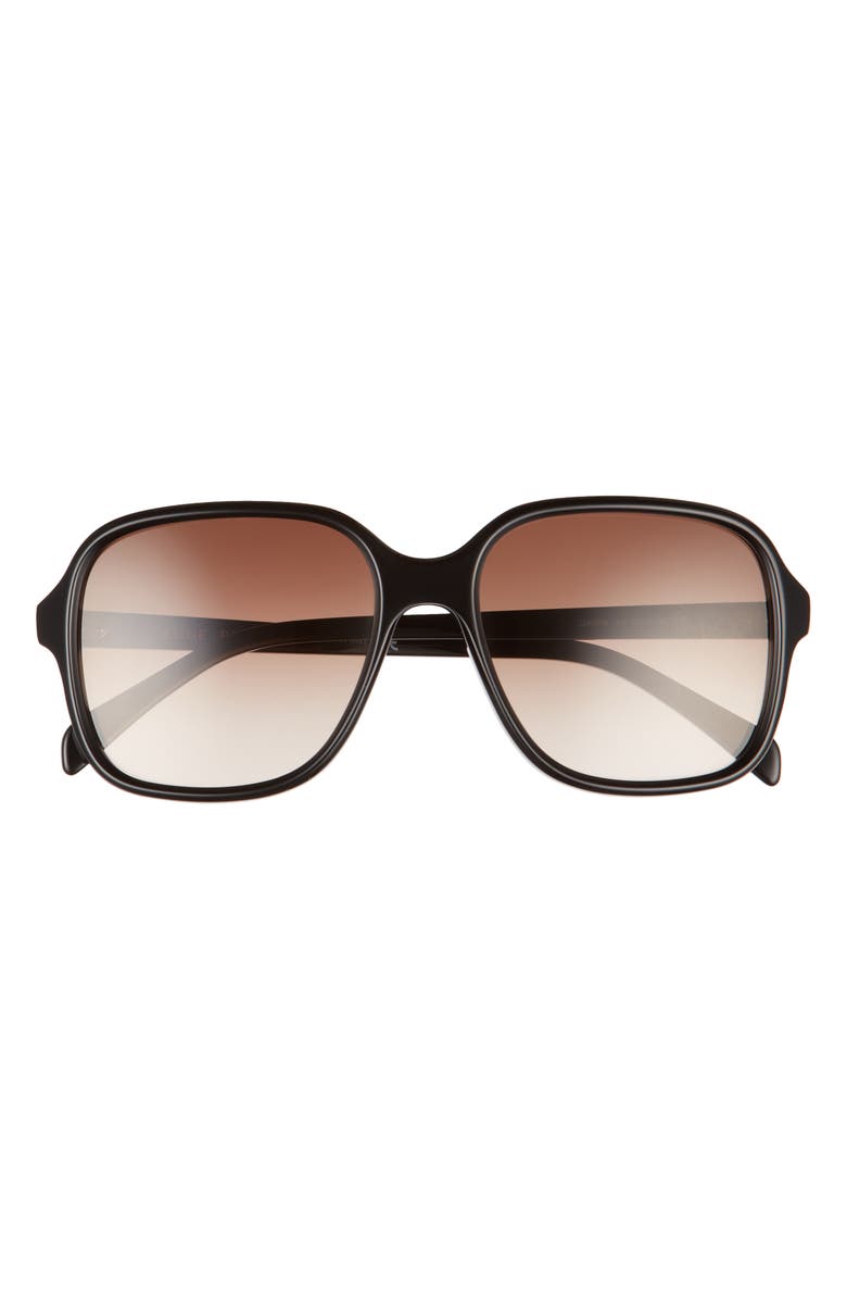 CELINE 57mm Square Sunglasses, Main, color, 