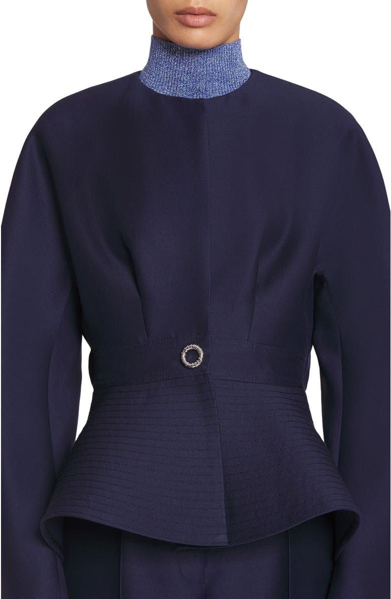 Lanvin MÉLODIE PEPLUM JACKET, Alternate, color, 