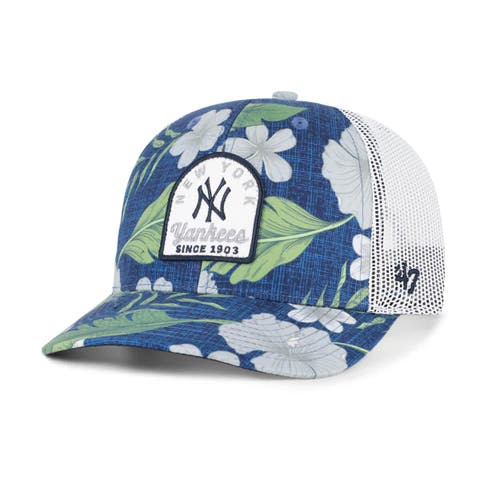 Men's '47  Navy New York Yankees Tei Beachside Adjustable Trucker Hat