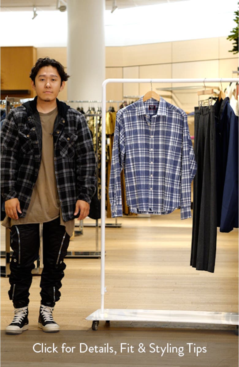 Morenillo Plaid Flannel Button-Up Shirt, sales video thumbnail