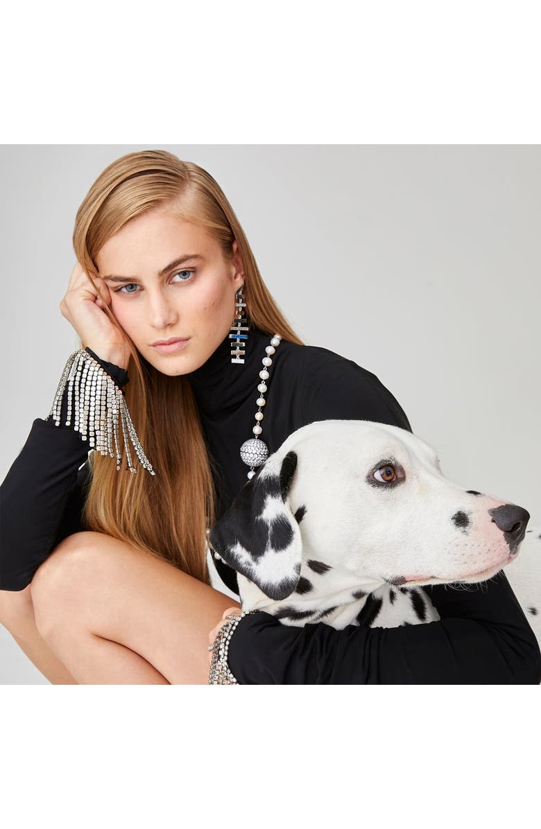 Lucy Quartermaine Wind Chime Earrings, Alternate, color, Sterling Silver