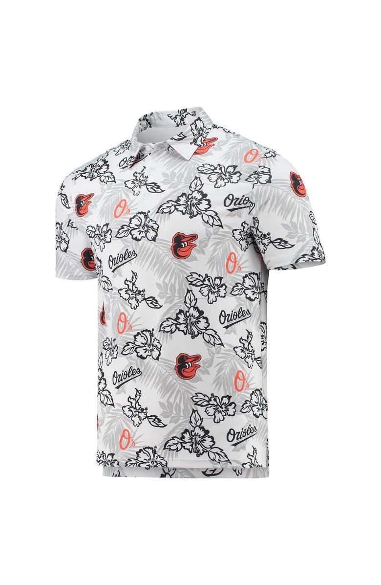 Reyn Spooner Men's Reyn Spooner White Baltimore Orioles Performance Polo, Alternate, color, 