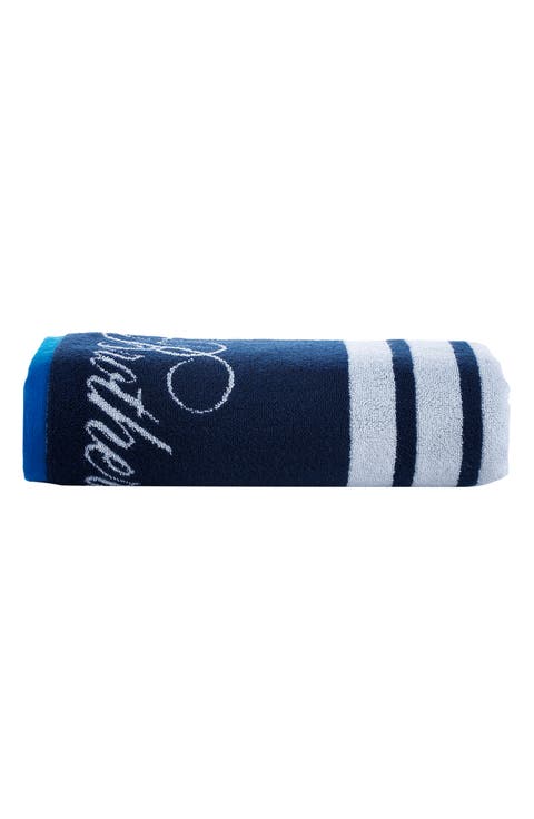 Nautical Blanket Stripe Bath Sheet